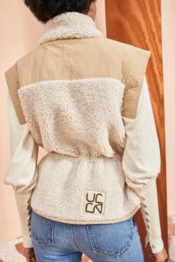 ULLA JOHNSON Tariet Vest - Fawn -Lila's Closet ULLA JOHNSON Tariet Vest FAWN 0458