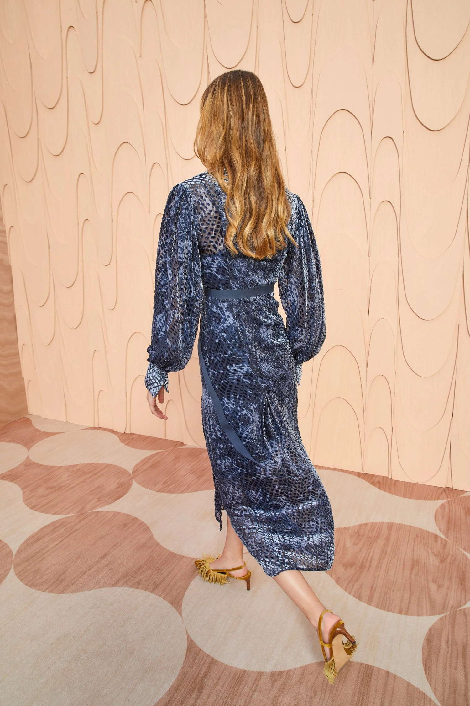 ULLA JOHNSON Thalia Dress - Marine 7 ULLA JOHNSON Thalia Dress - Marine - Image 5