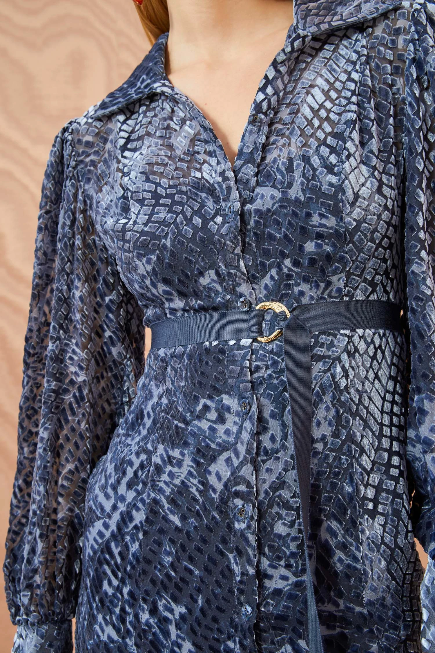 ULLA JOHNSON Thalia Dress - Marine 4 ULLA JOHNSON Thalia Dress - Marine - Image 2