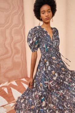 ULLA JOHNSON Thelma Dress - Jet 9 ULLA JOHNSON Thelma Dress - Jet -Lila's Closet ULLA JOHNSON Thelma Dress JET 03