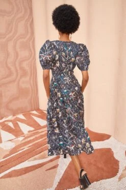 ULLA JOHNSON Thelma Dress - Jet 10 ULLA JOHNSON Thelma Dress - Jet -Lila's Closet ULLA JOHNSON Thelma Dress JET 04