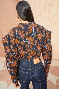 ULLA JOHNSON Twyla Pullover - Bellflower -Lila's Closet ULLA JOHNSON Twyla Pullover BELLFLOWER 04