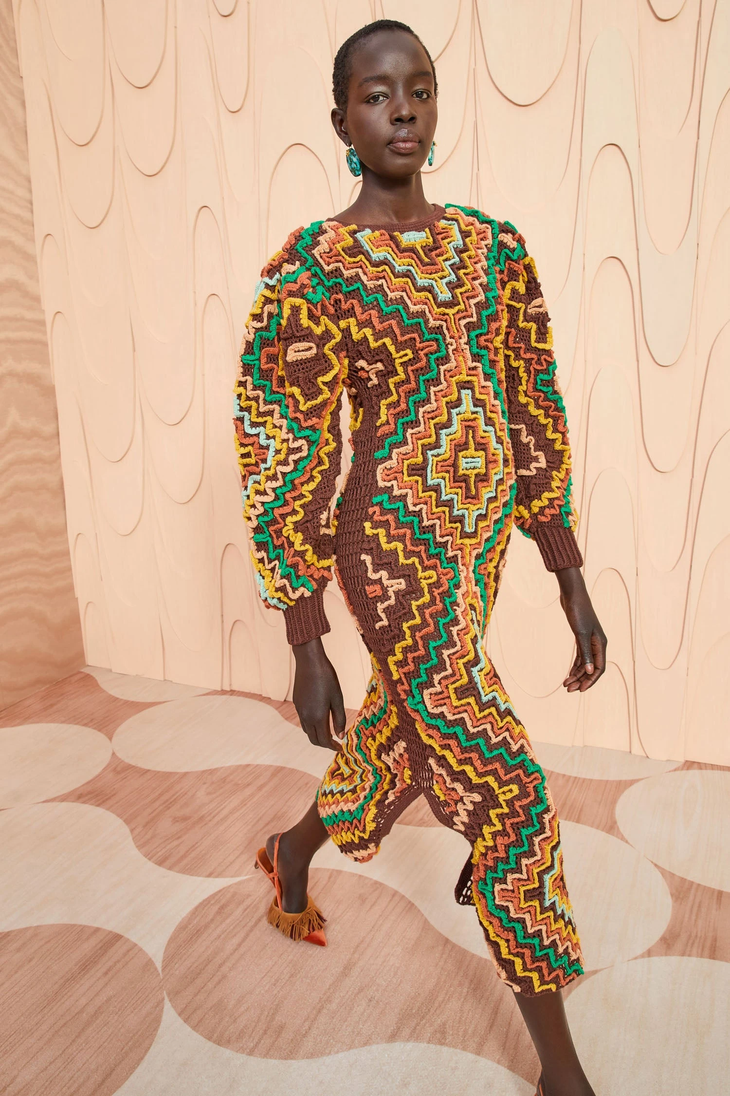 ULLA JOHNSON Vayda Dress - Fire Opal 3 ULLA JOHNSON Vayda Dress - Fire Opal