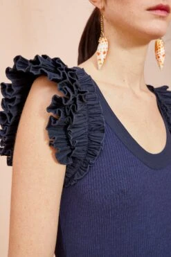 Lila's Closet -Lila's Closet ULLA JOHNSON Virginia Dress MIDNIGHT 02 ALT