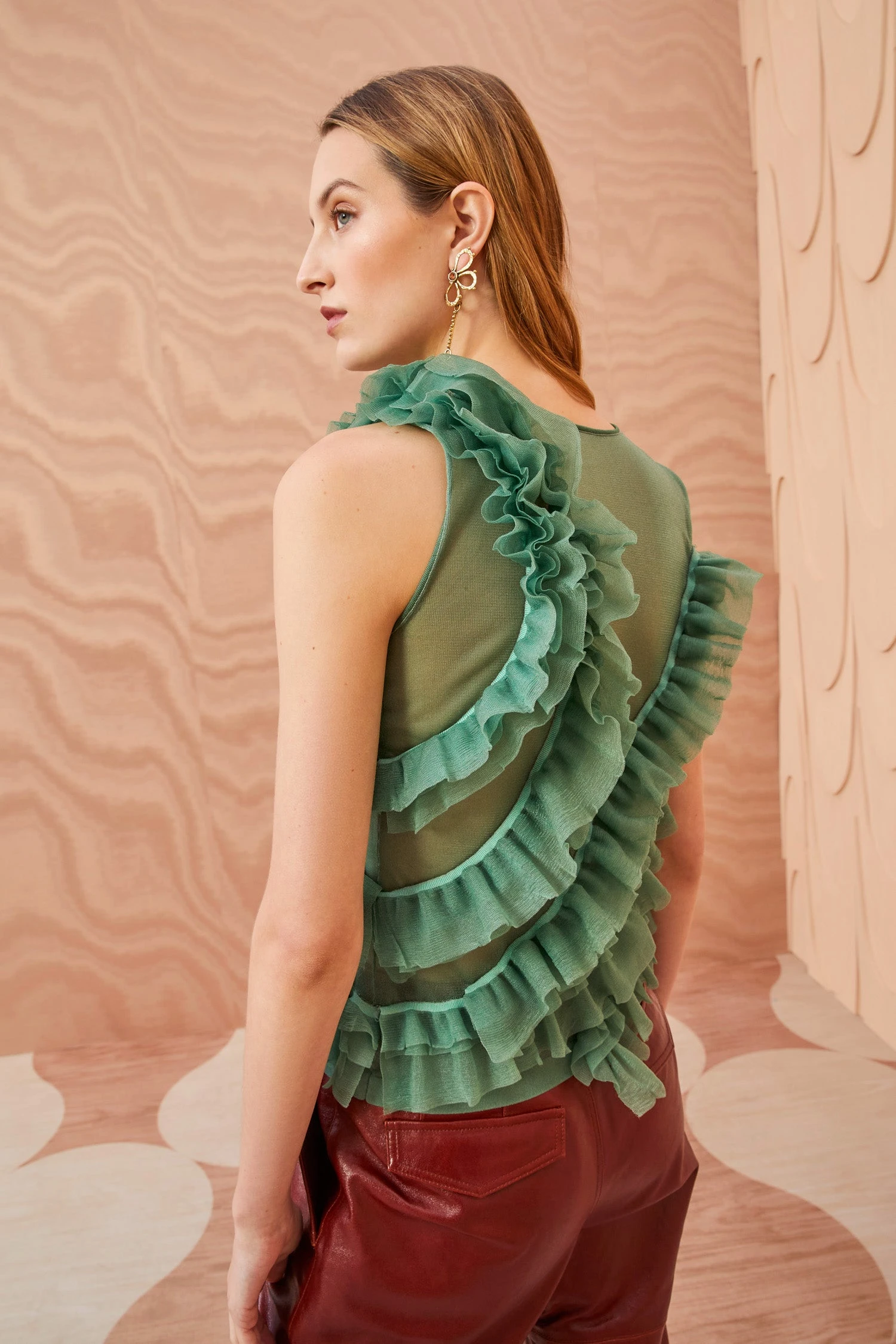 ULLA JOHNSON Winnifred Top - Jade 5 ULLA JOHNSON Winnifred Top - Jade - Image 3