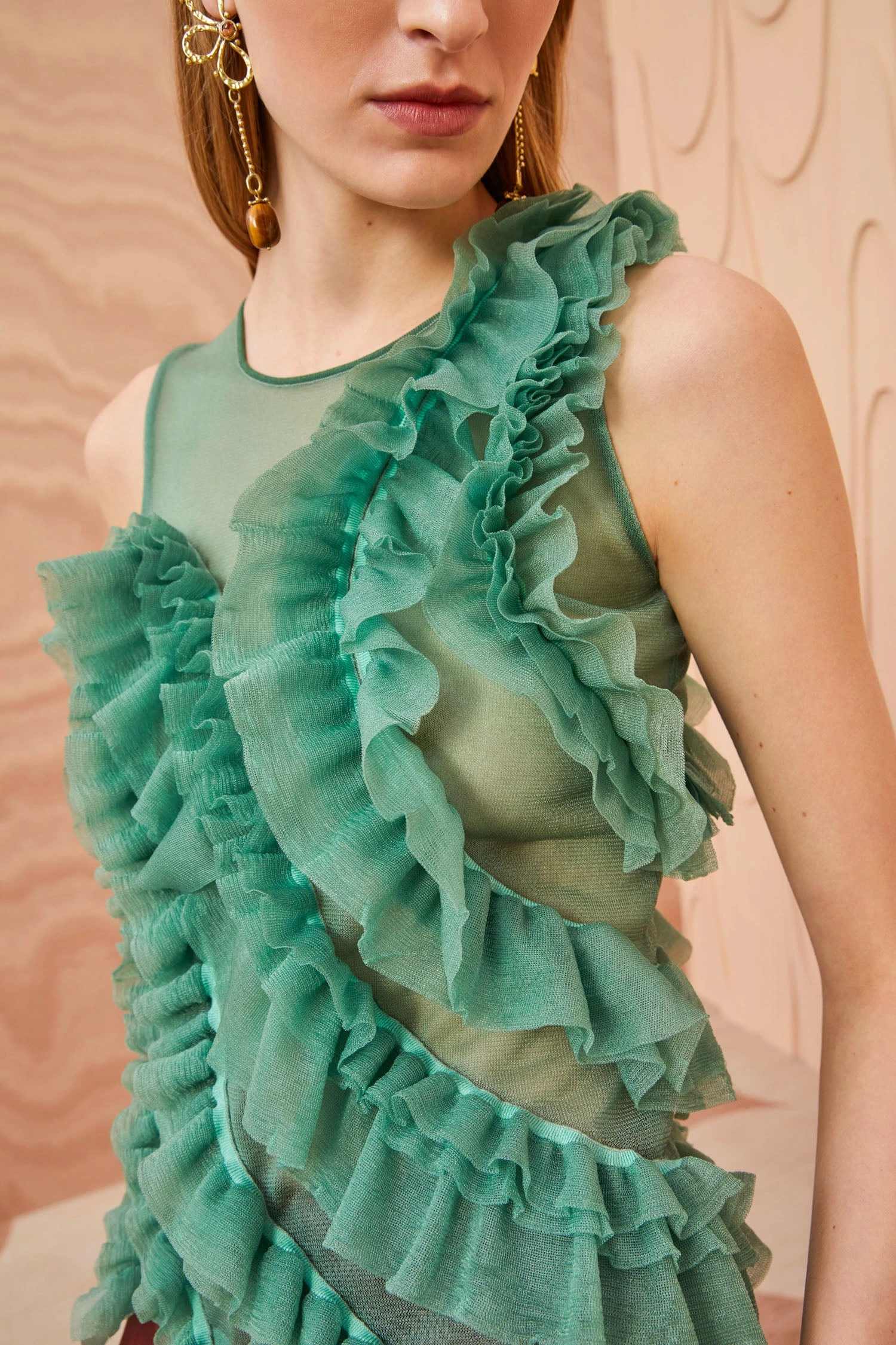 ULLA JOHNSON Winnifred Top - Jade 4 ULLA JOHNSON Winnifred Top - Jade - Image 2