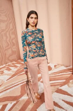 ULLA JOHNSON Wren Top - Delphinium -Lila's Closet ULLA JOHNSON Wren Top DELPHINIUM 05