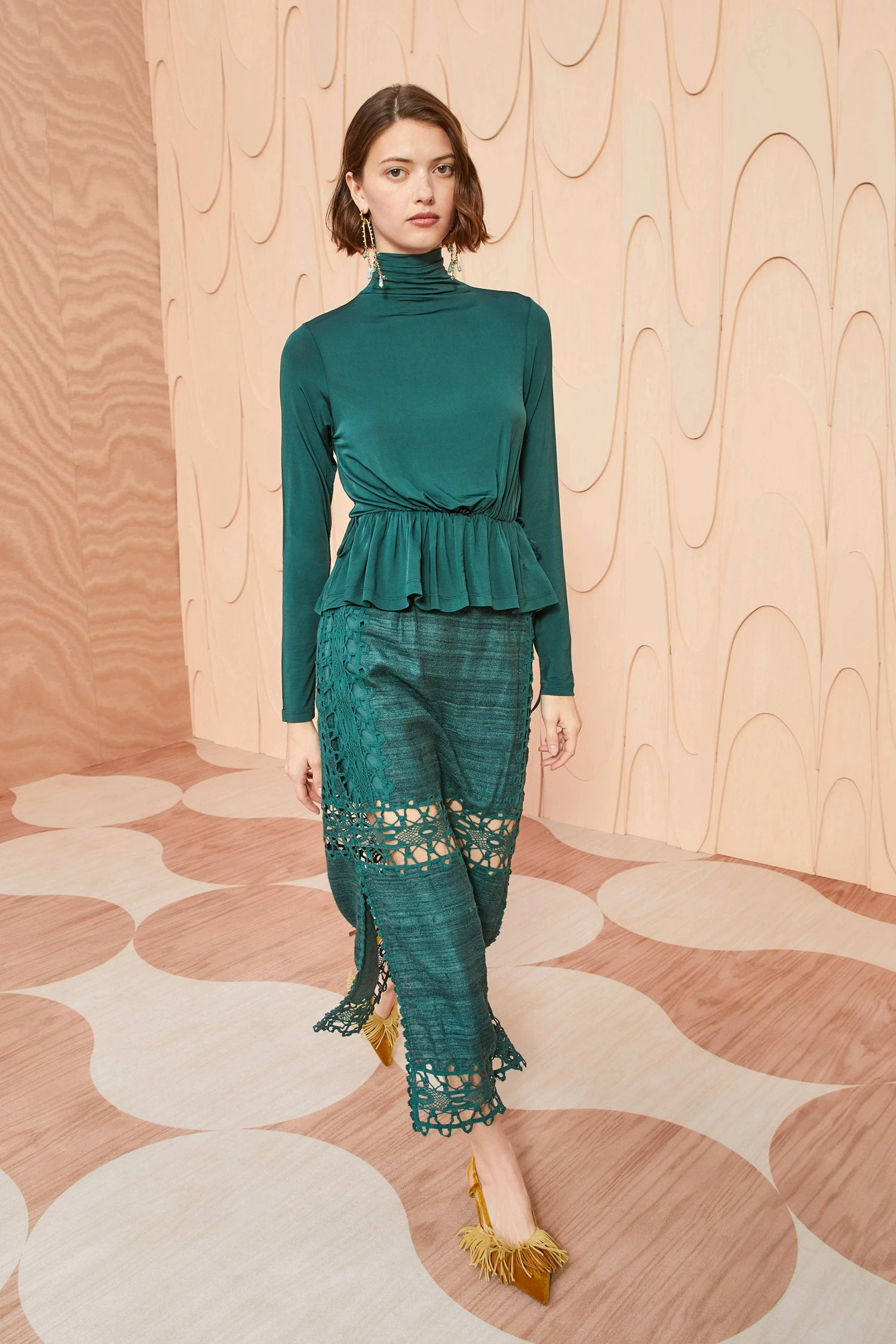 ULLA JOHNSON Yamini Skirt - Cypress 3 ULLA JOHNSON Yamini Skirt - Cypress