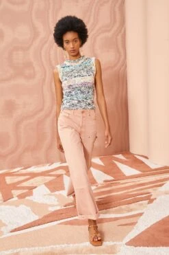 ULLA JOHNSON Zenna Top - Haze -Lila's Closet ULLA JOHNSON Zenna Top HAZE 03