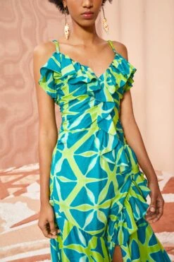 ULLA JOHNSON Zoya Dress - Citrine -Lila's Closet ULLA JOHNSON Zoya Dress CITRINE 05