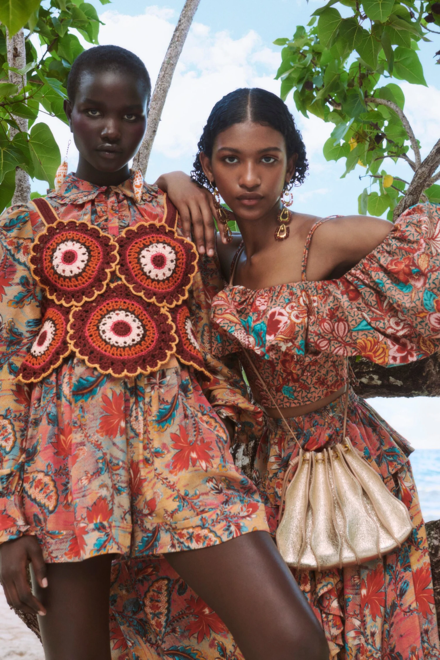 ULLA JOHNSON Ursa Skirt - Coral Bloom 9 ULLA JOHNSON Ursa Skirt - Coral Bloom - Image 7